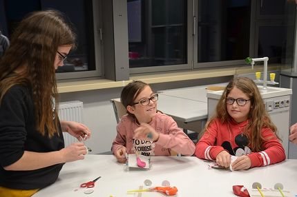 Grundschüler in Aktion