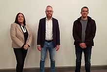 v.l.: Anne Willms, Dr. Jens Steudter, Ingo Kreutz